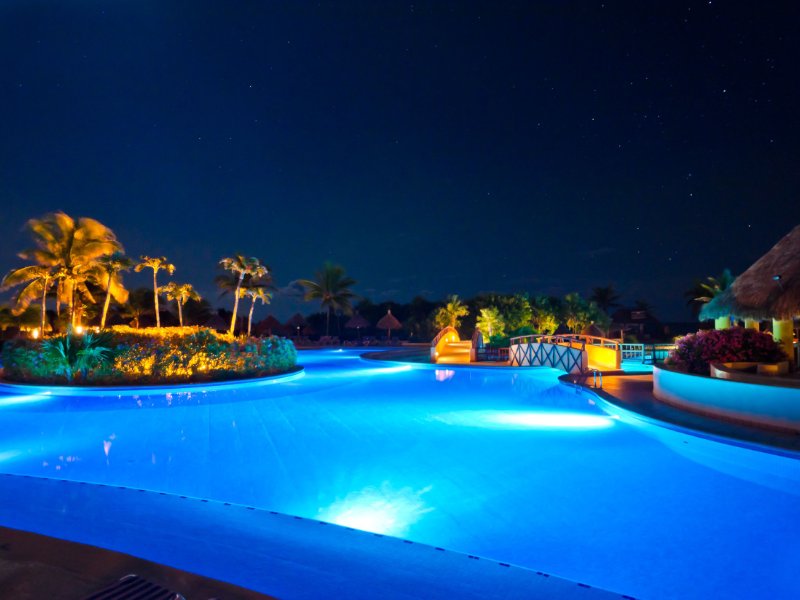 Swimming Pool Lighting Project in Greece