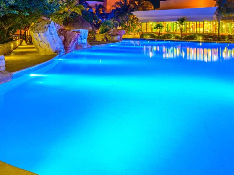 Swimming Pool Lighting Projects in the Italy