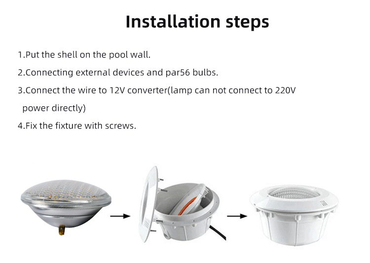P56-TG LED pool lights P56-TG LED pool lights