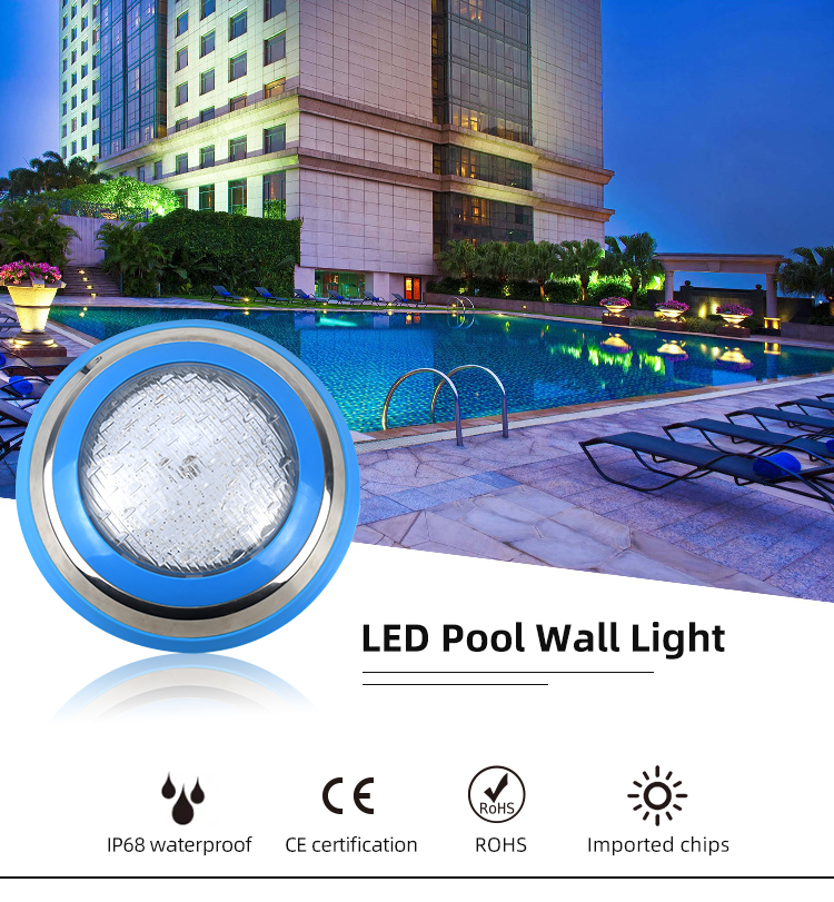 YC300-S Stainless Steel 12w 18w 25w 35w 45w Led Swimming Pool Light