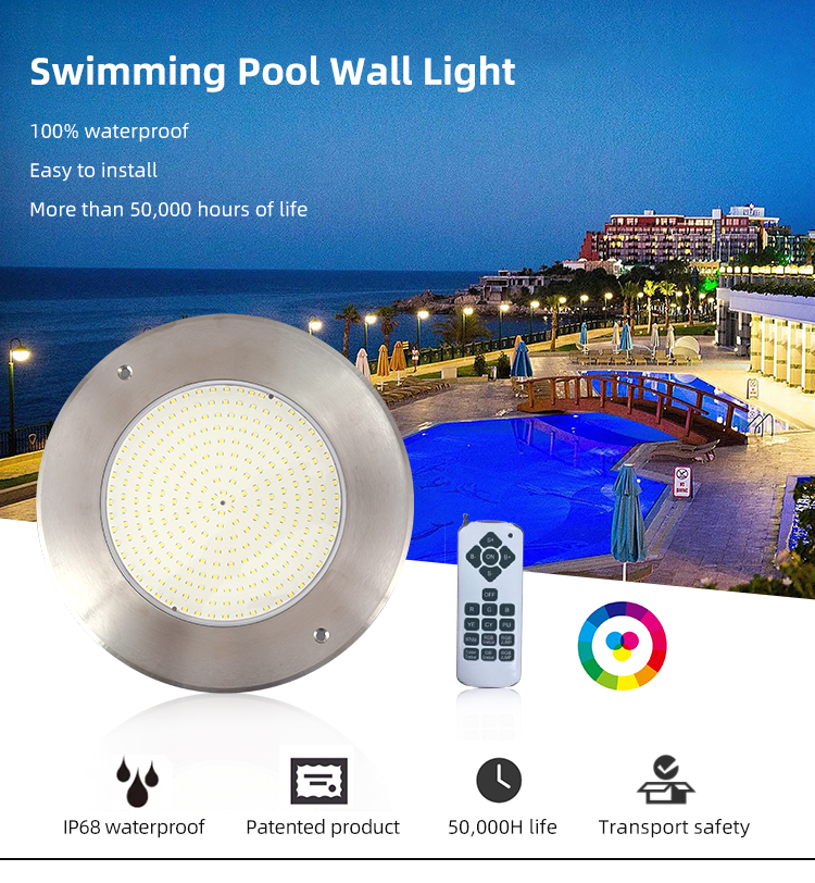 YC260-SP 18w 25w 35w Stainless Steel Led Swimming Pool Light YC260-SP 18w 25w 35w Stainless Steel Led Swimming Pool Light