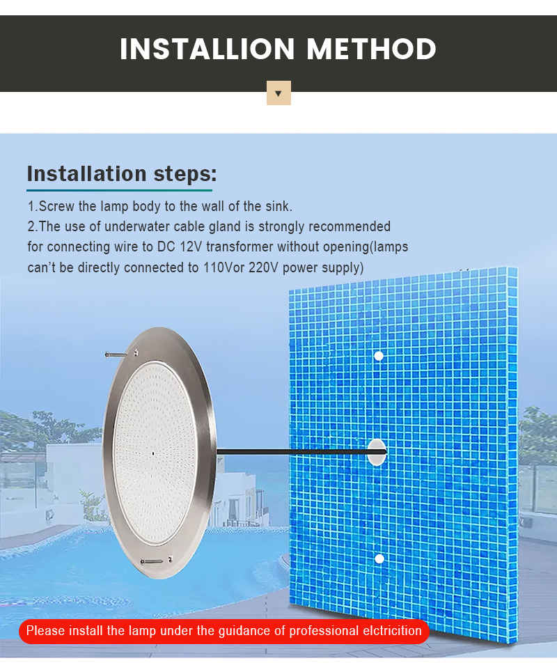 ultra-thin LED pool light ultra-thin LED pool light