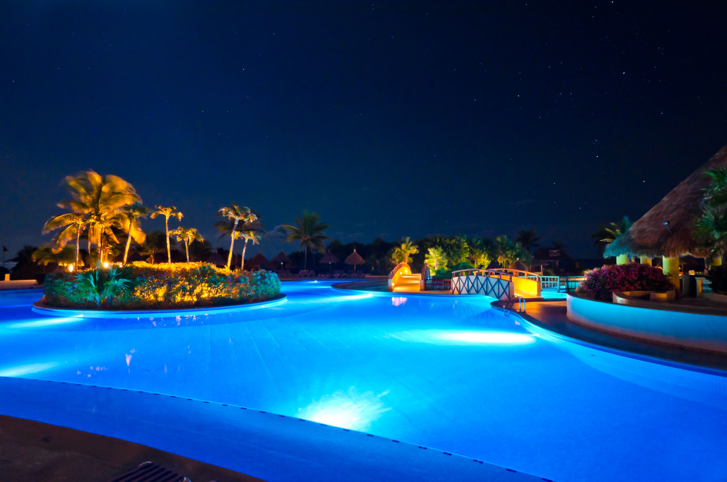 Cyangourd Swimming Pool Lighting Project in Greece Cyangourd Swimming Pool Lighting Project in Greece