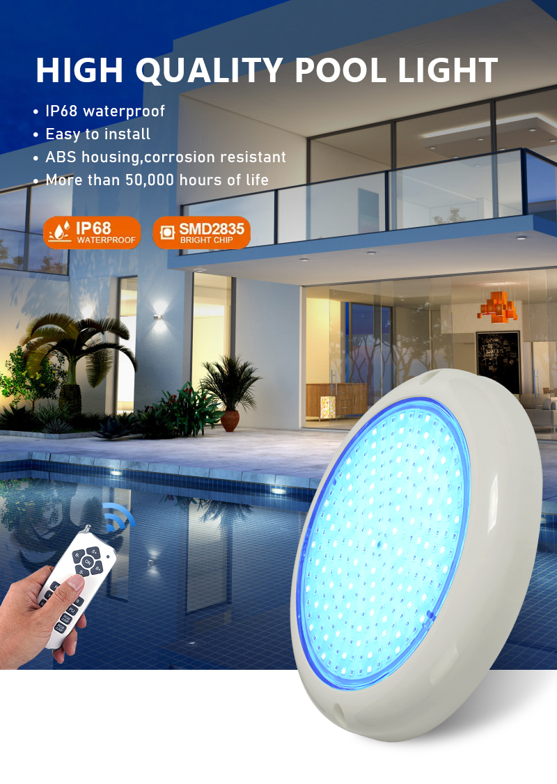 Swimming Pool Lighting Projects in the Italy
