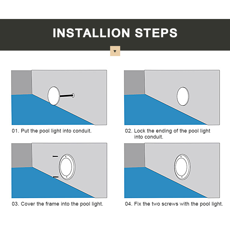 Swimming Pool Lighting Projects in the Italy