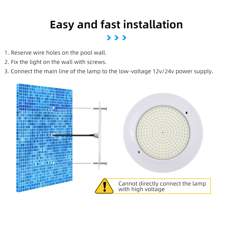 swimming pool light replacement