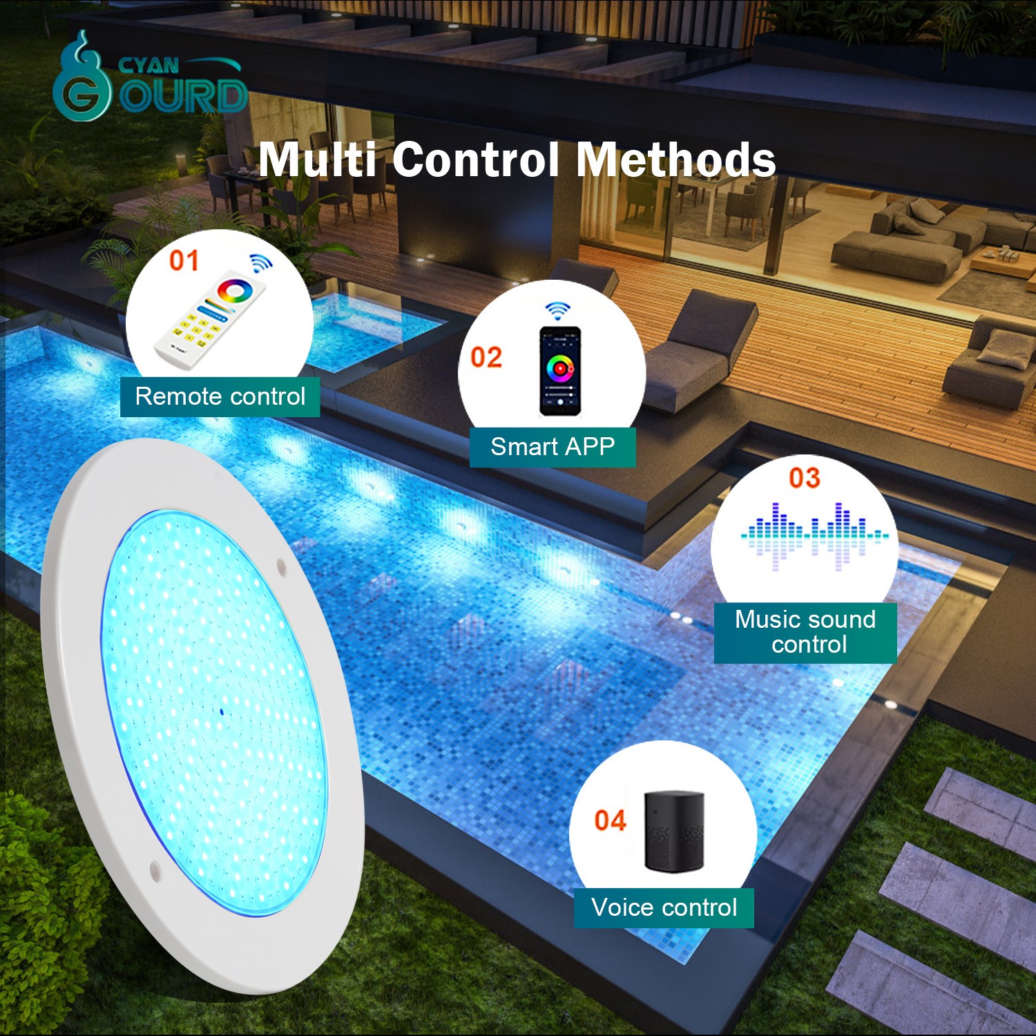 under water led light