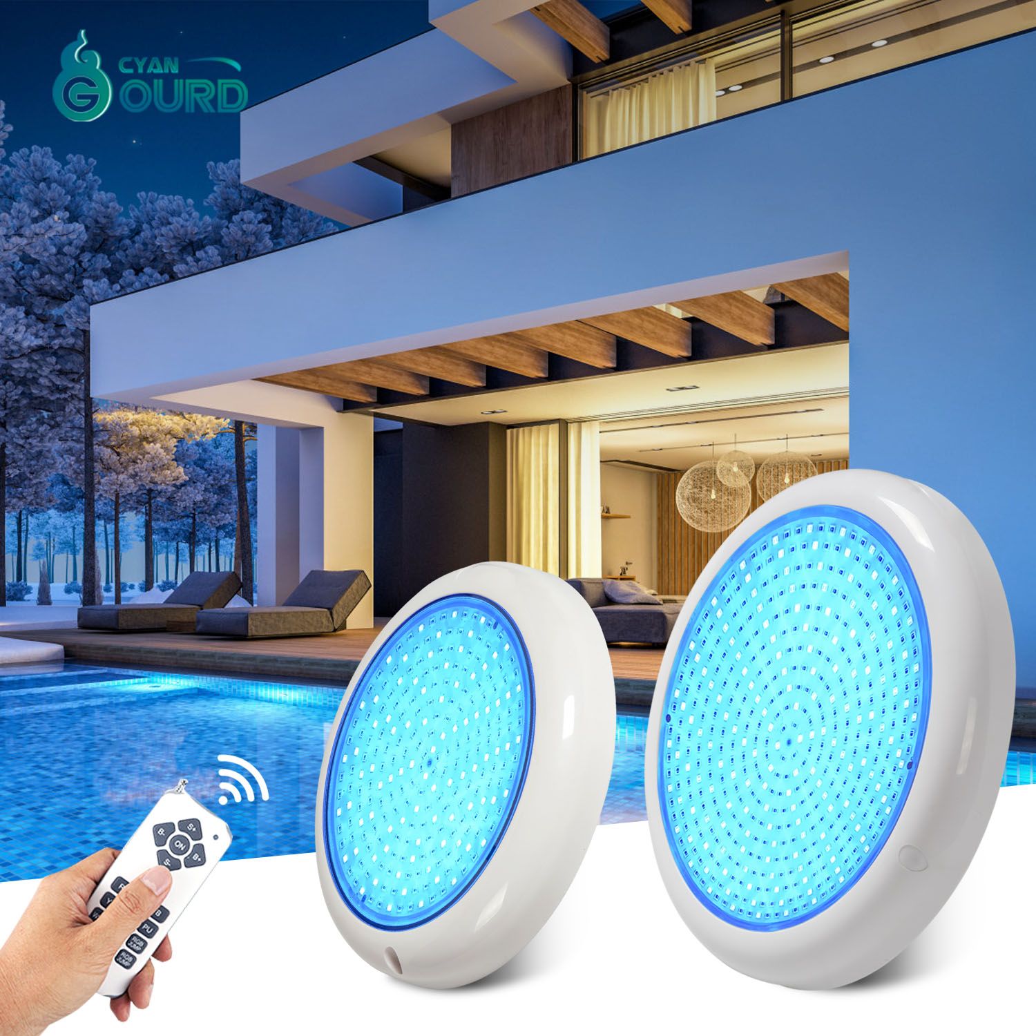  UAE pool lighting project