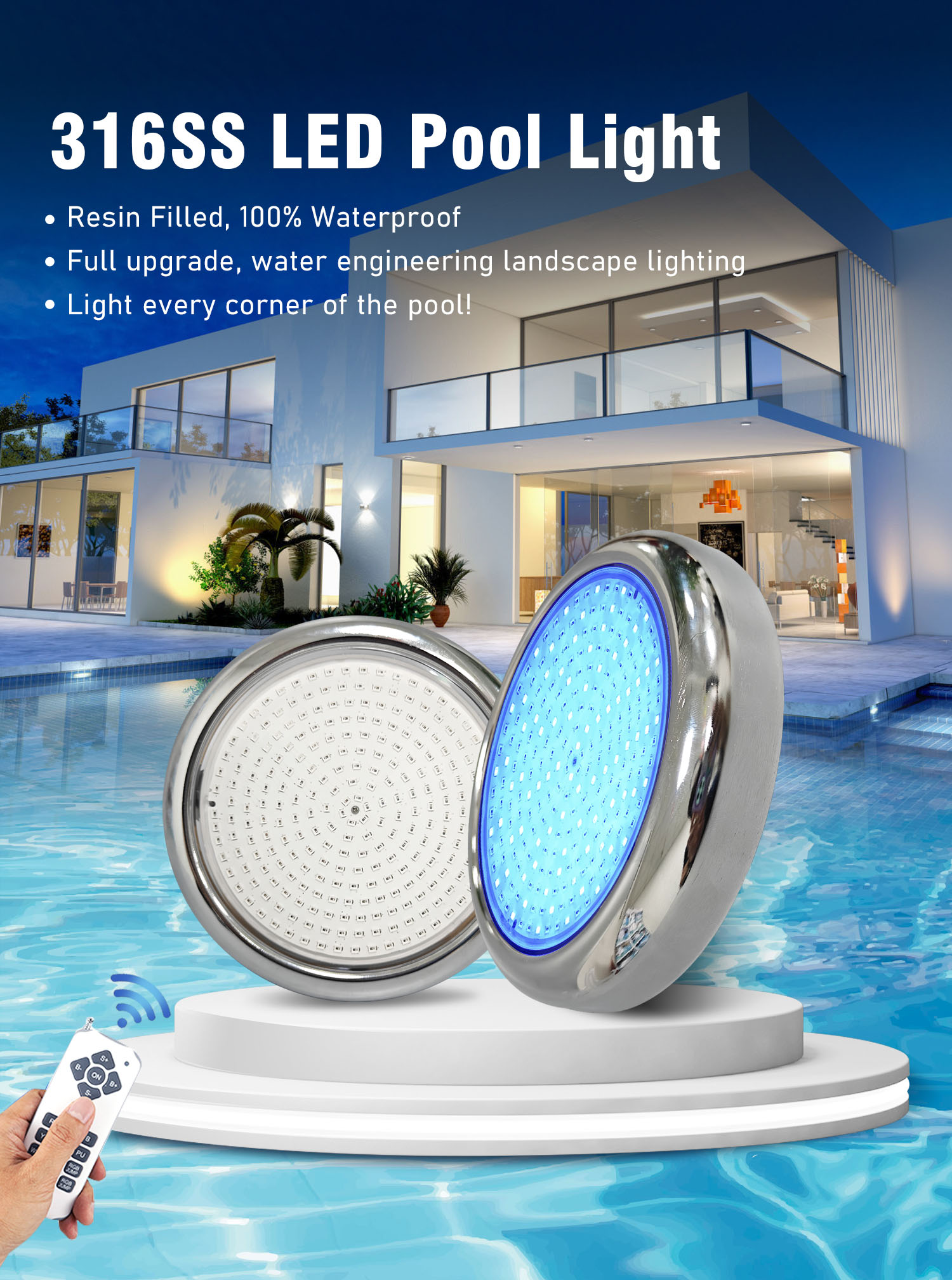 swimming pool lights