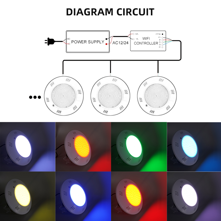 Wireless Underwater Pool Lights