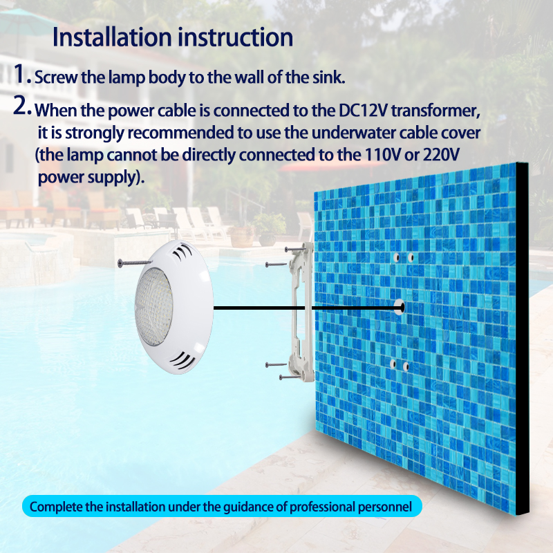 LED pool light fixture