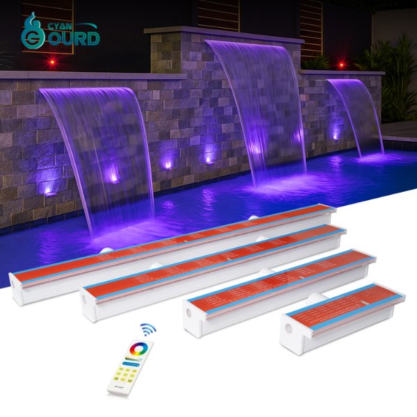How to Create a Stunning Waterfall Swimming Pool Light Effect